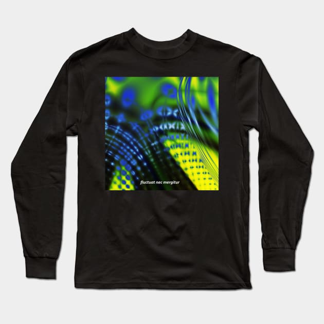 fluctuat nec mergitur Long Sleeve T-Shirt by Mercanos Inc.